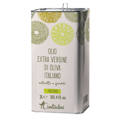 Olio evo fruttato in lattina 3 l - i Contadini