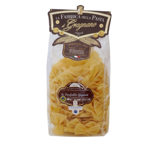 Le farfalle giganti - La Fabbrica della pasta di Gragnano