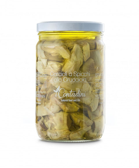 Carciofi a spicchi alla Crudaiola, 1600 G - i Contadini