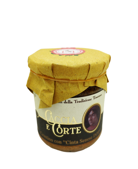 Crostino con Cinta Senese DOP - La cucina di Caruso