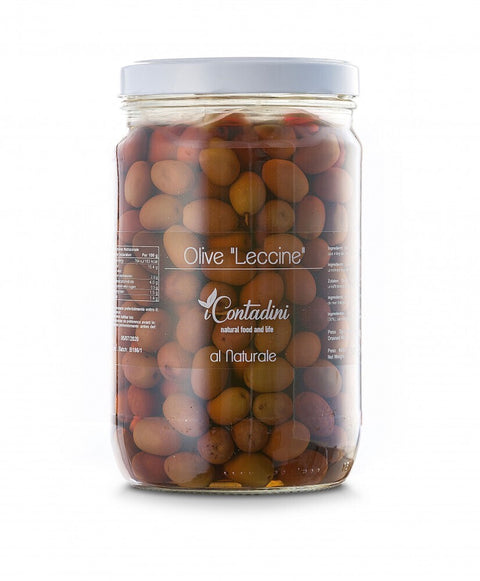 Olive Leccine Denocciolate, 1600 G - i Contadini