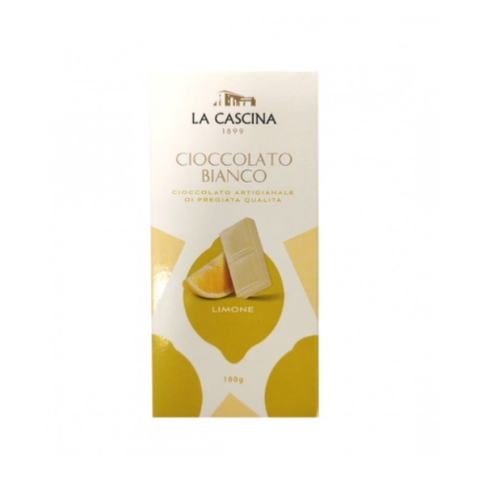 Tavoletta cioccolato bianco e limone - La Cascina 1899