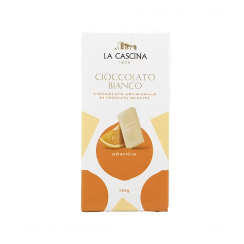 Tavoletta cioccolato bianco e arancio - La Cascina 1899