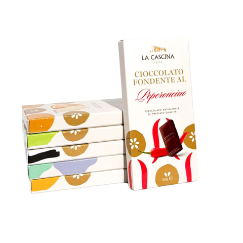 Tavoletta cioccolato fondente e peperoncino - La Cascina 1899