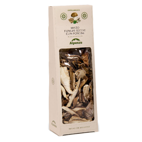 Misto di funghi secchi con porcini 100 G - Alpenzu