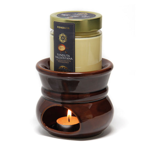 Fornello con fonduta valdostana - Alpenzu