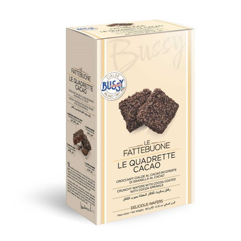 Fattebuone Le Quadrette cacao - Bussy Milano