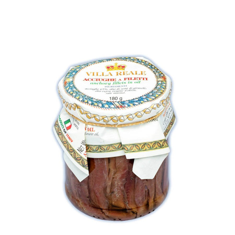Acciughe a filetti in olio - Villa Reale