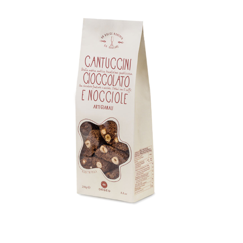 Cantucci cioccolato e nocciole 250 G - Deseo