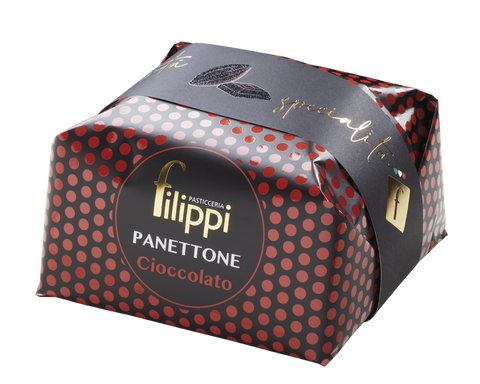 Panettone speciale al cioccolato senza glassa 1000 G - Pasticceria Filippi