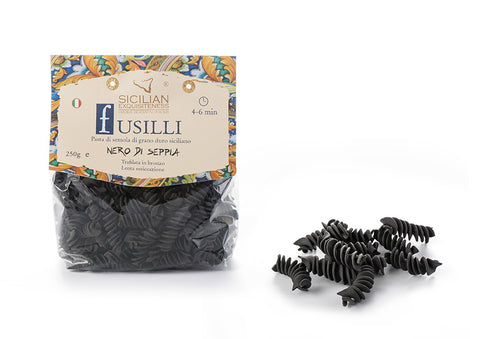 Fusilli al nero di seppia - Daidone