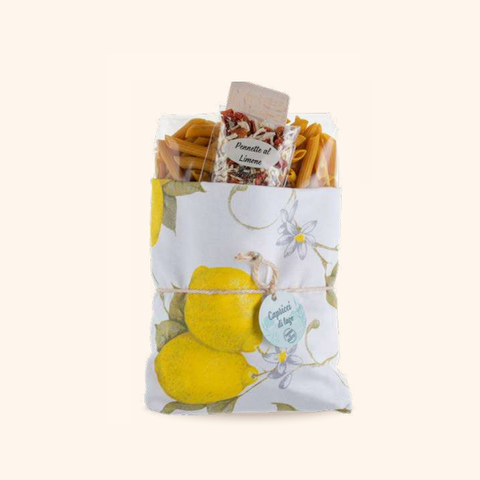 Kit canovaccio e pennette al limone - Timbro del Gusto