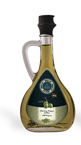 Olio extra vergine di oliva aromatizzato all'origano - Antica Sicilia