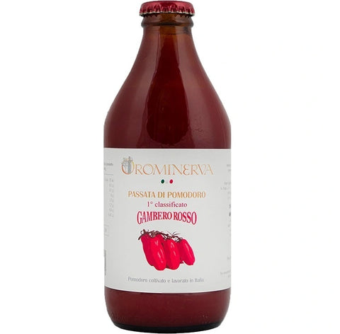 Passata di pomodoro artigianale 1° classificato Gambero Rosso bottiglia tipo birra - Orominerva