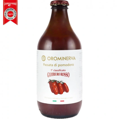 Passata di pomodoro artigianale 340 G bottiglia tipo birra - Orominerva
